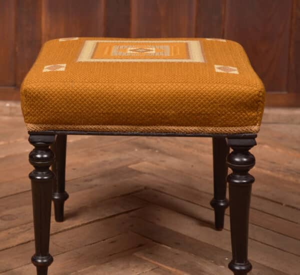 Victorian Ebony Stool SAI2689 Antique Furniture 5