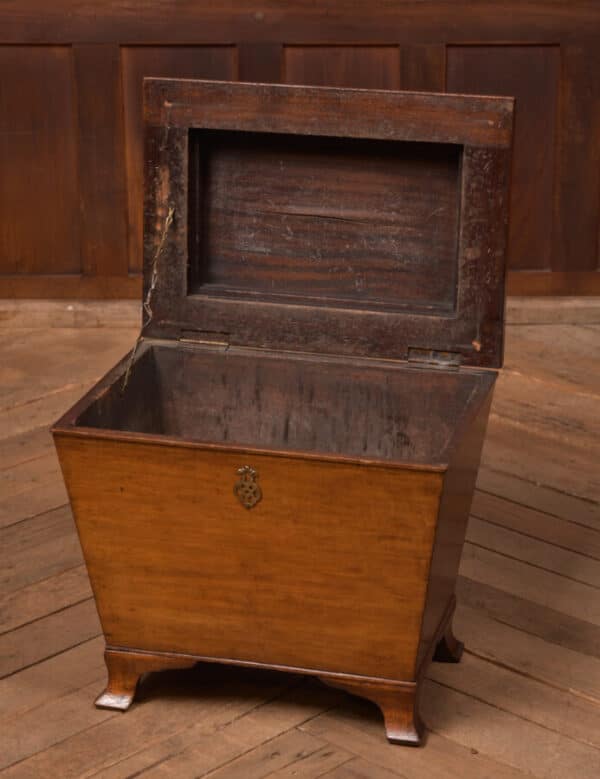 Edwardian Mahogany Sarcophagus Coal Box SAI2701 - Image 8