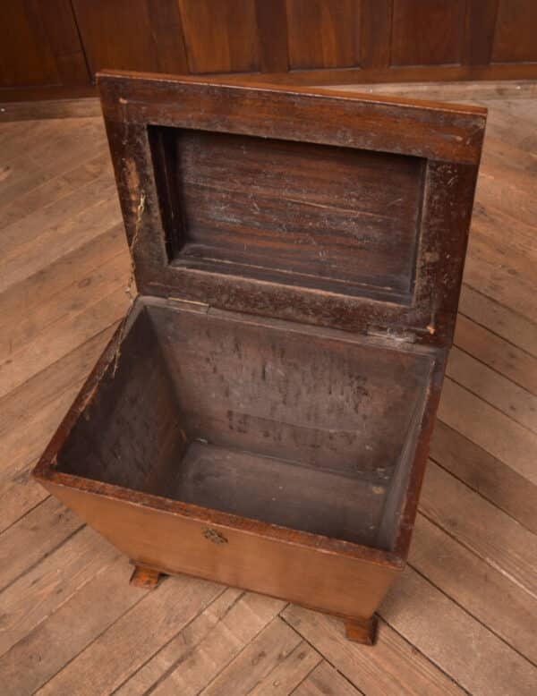 Edwardian Mahogany Sarcophagus Coal Box SAI2701 - Image 9