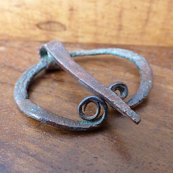 Ancient Viking Bronze Annular Brooch (Ref 4088) Antique Collectibles 8