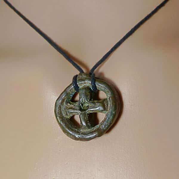Antique Celtic Wheel Ring Money, an Outstanding Example. Pendant (Ref: 5022) Celtic Antique Collectibles 4
