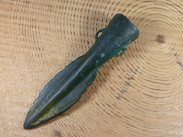 Bronze age Tethered Spear Head, (Ref 40741) Military & War Antiques 9