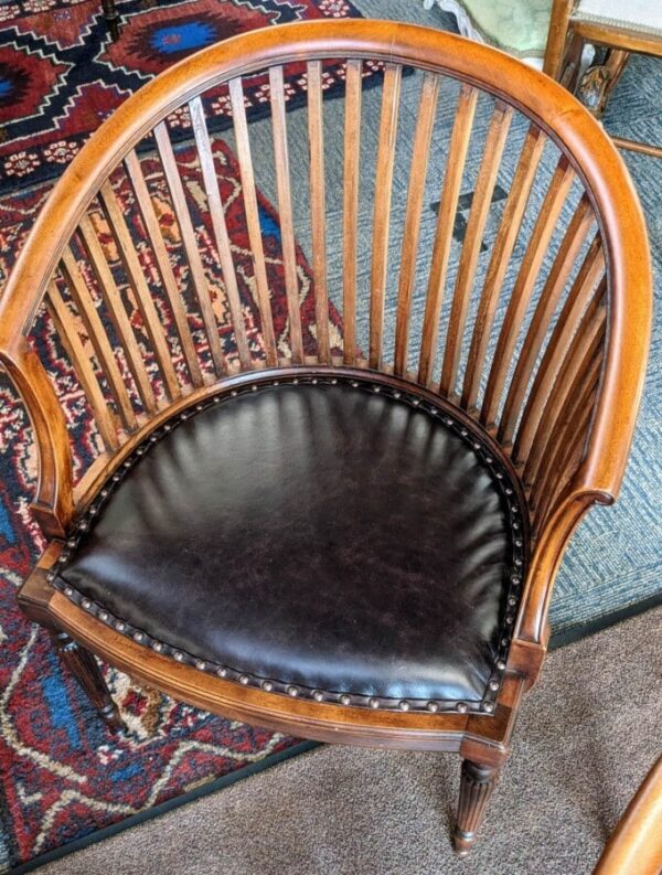 Regency Tub Chairs Antique Mahogany Furniture Antique Chairs 4