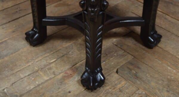 Chinese Marble Top Occasional Table/plant Stand SAI2843 - Image 7