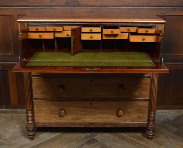 Victorian Mahogany Secretaire Chest Of Drawers SAI2846 - Image 2