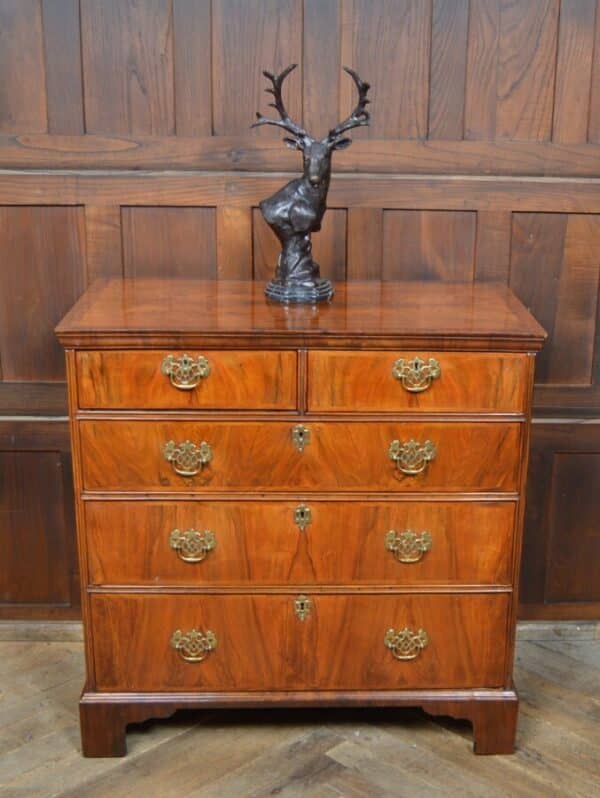 Georgian Walnut Chest Of Drawers SAI2837