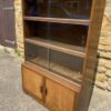 Vintage Minty Oxford Library Sectional Teak Bookcase Cabinet