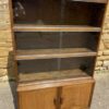 Vintage Minty Oxford Library Sectional Teak Bookcase Cabinet - Image 2