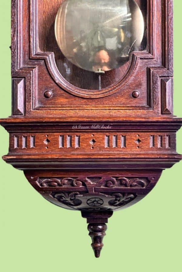 A. Bertl Of Wien Vienna Wall Clock wall hanging Antique Clocks 7