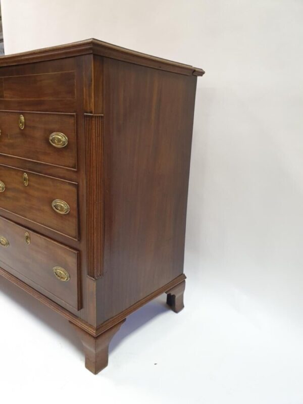 Antique Georgian Mahogany Mule Chest Bank of Drawers, c 1820 bank Miscellaneous 6