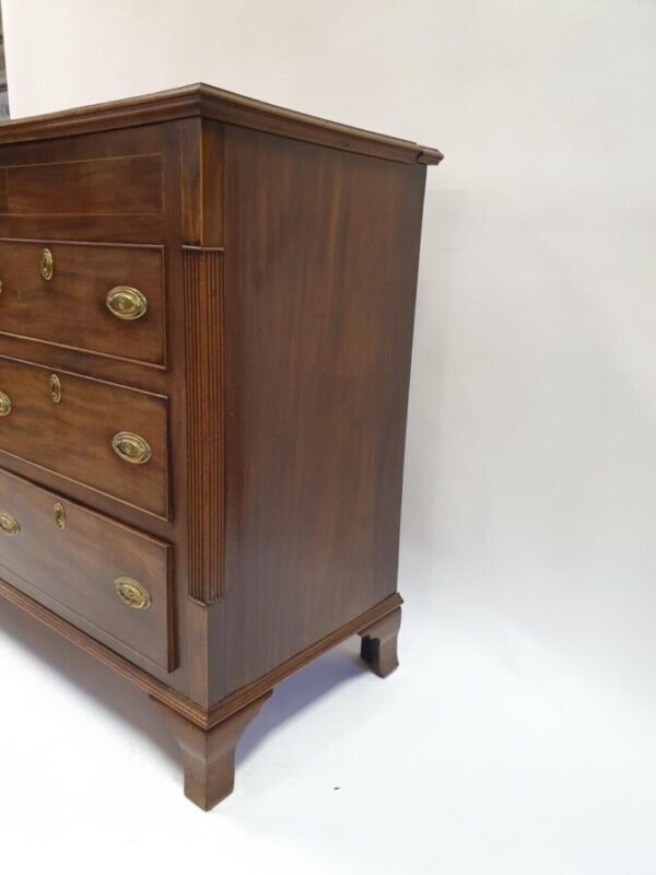 Antique Georgian Mahogany Mule Chest Bank of Drawers, c 1820 - Image 4