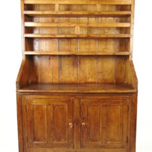 Antique Georgian English Country Pine Dresser, circa 1800 cupboard Miscellaneous