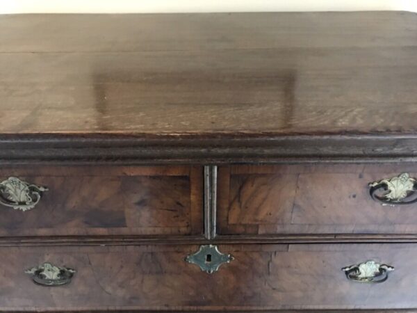 Queen Anne Walnut & Oak Chest On Stand, Circa 1730 - Image 3