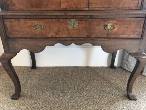 Queen Anne Walnut & Oak Chest On Stand, Circa 1730 - Image 6