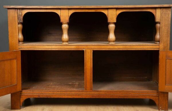 Antique Arts & Crafts Oak Sideboard Hall Base, circa 1880 - Image 2