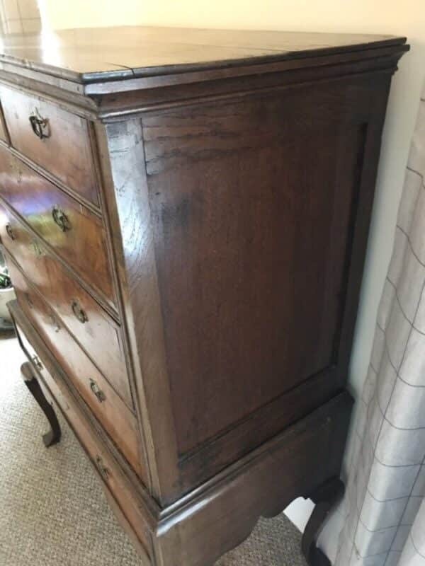 Queen Anne Walnut & Oak Chest On Stand, Circa 1730 - Image 8