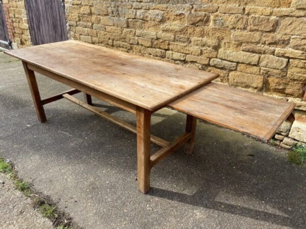 Antique French Cherrywood Farmhouse Refectory Dining Table, c 1810 cherrywood Miscellaneous 3