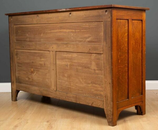 Antique Arts & Crafts Oak Sideboard Hall Base, circa 1880 - Image 3