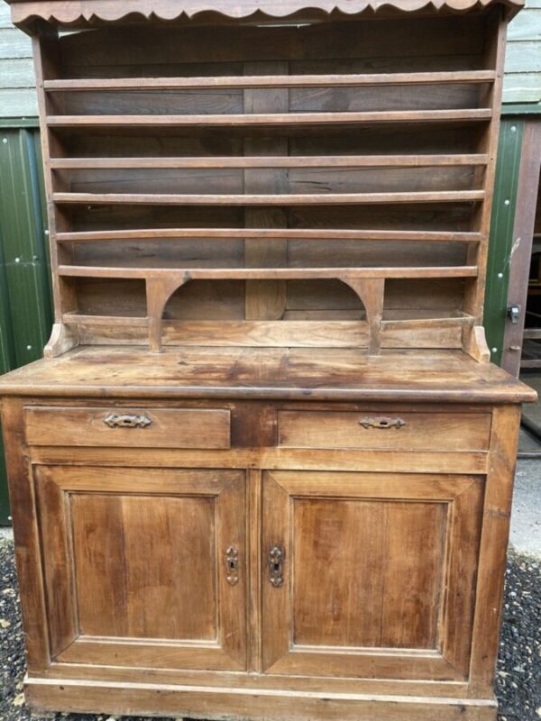 Antique French Cherrywood Fruitwood Buffet Dresser Sideboard, c 1850 - Image 2