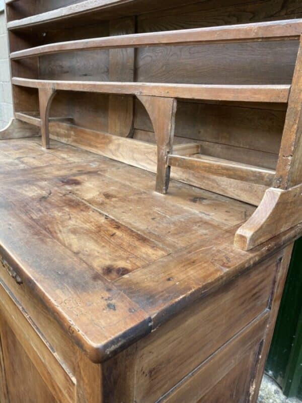 Antique French Cherrywood Fruitwood Buffet Dresser Sideboard, c 1850 - Image 3