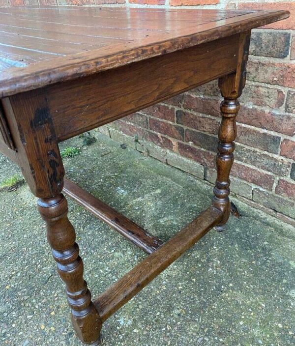Antique English Oak Queen Anne Period Oak Refectory Table, c 1750 Dining Miscellaneous 6