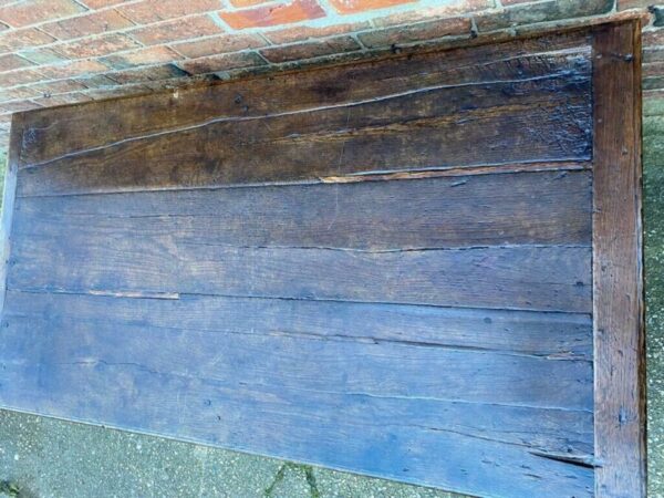 Antique English Oak Queen Anne Period Oak Refectory Table, c 1750 - Image 5