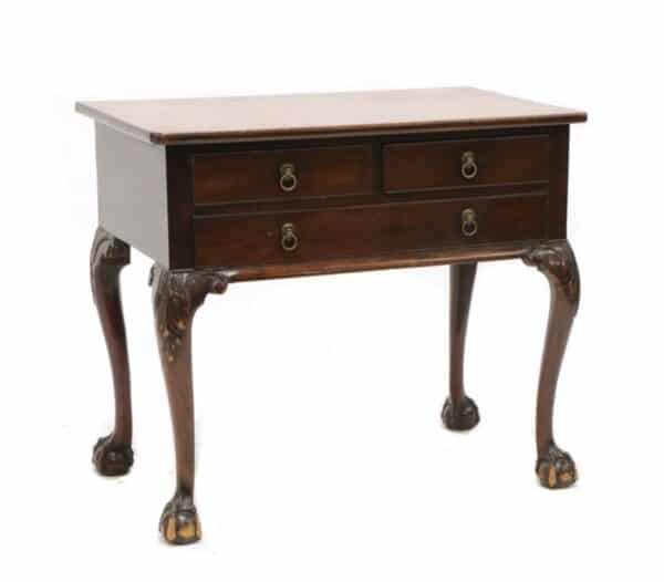 Antique Queen Anne Period Walnut Lowboy, c 1710