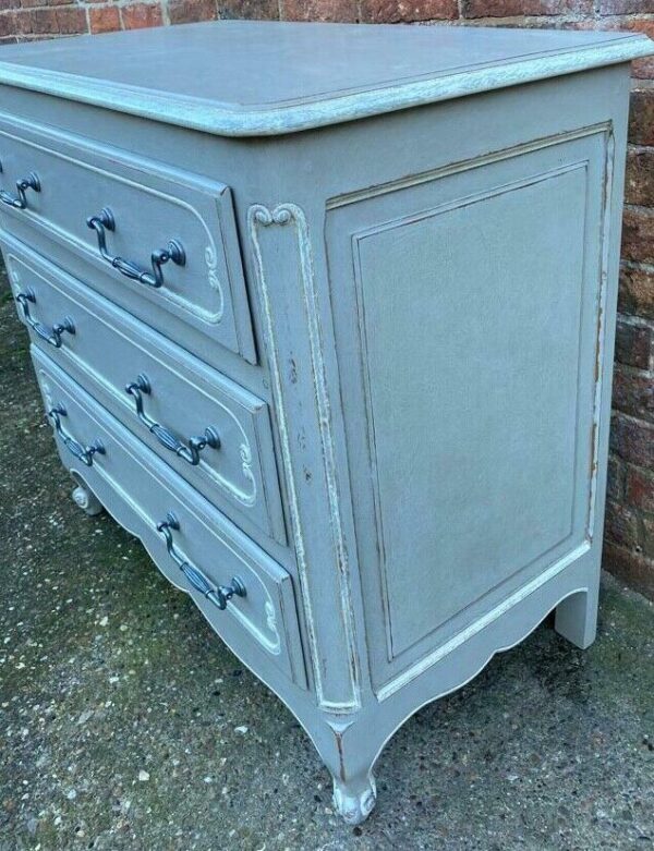 Vintage Antique French Painted Chest of Drawers bedroom painted Miscellaneous 4