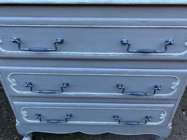Vintage Antique French Painted Chest of Drawers bedroom painted Miscellaneous 7