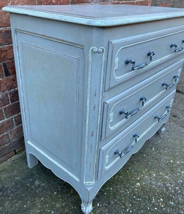 Vintage Antique French Painted Chest of Drawers - Image 11