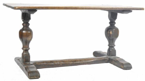 Antique William & Mary Period Oak Refectory Dining Table, c 1720