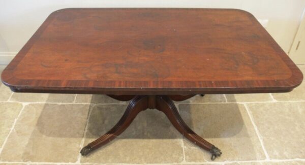 Antique Gillows Style Georgian Mahogany Breakfast Dining Pedestal Table, c 1800 - Image 2