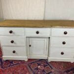 Antique Victorian Pine Breakfront Sideboard Base Unit, c 1870 Antique Miscellaneous