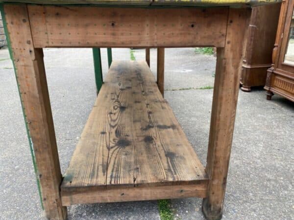 Antique French Pine Draper’s Industrial Refectory Table, c 1860 L351 Dining Miscellaneous 10