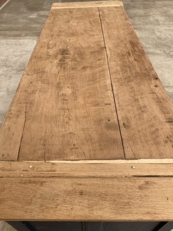 Antique Mahogany Shop 3m Workbench Island Counter, c 1890 L197 - Image 7