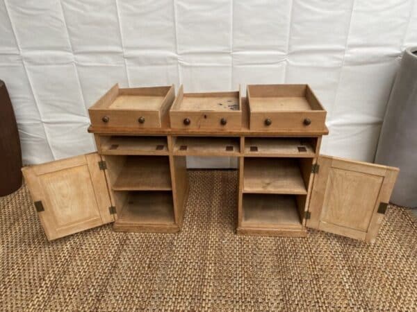 Antique Pine Desk Dressing Table, c 1880 - Image 6
