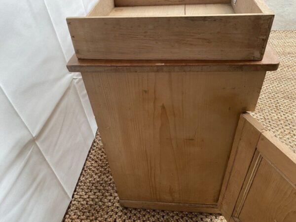 Antique Pine Desk Dressing Table, c 1880 - Image 8
