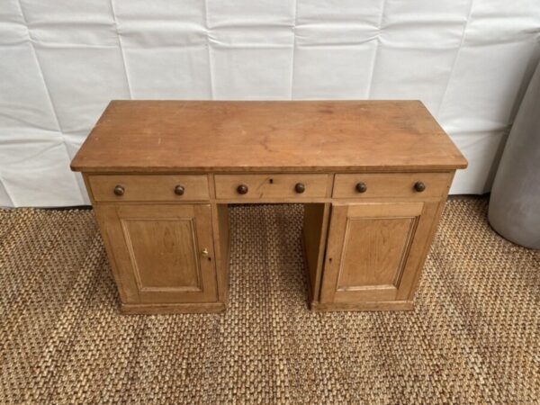Antique Pine Desk Dressing Table, c 1880 - Image 4