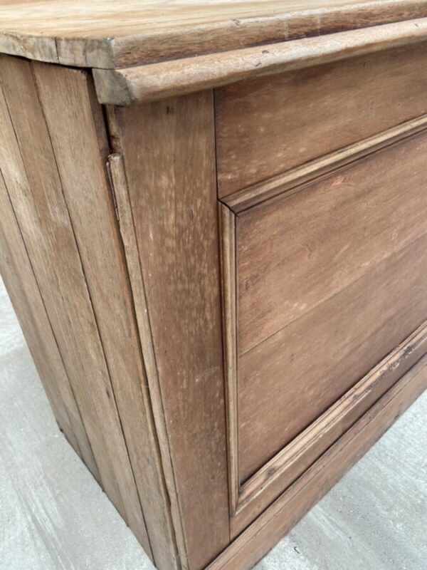 Antique Mahogany Shop 3m Workbench Island Counter, c 1890 L300 - Image 11