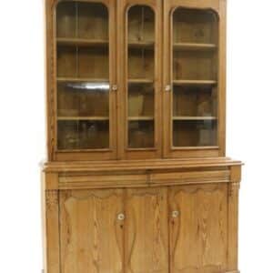 Antique Pine English Country Housekeeper’s Dresser Cupboard, c 1890 Antique Miscellaneous