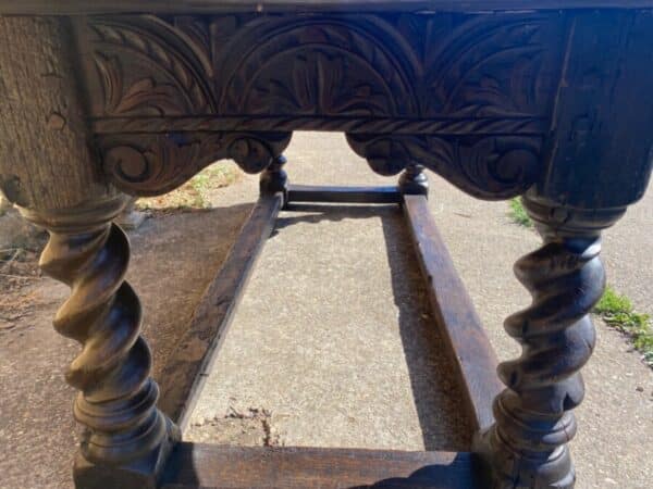 Antique Period Jacobean Oak Refectory Dining Table, circa 1620 Dining Miscellaneous 6