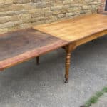 Antique French 4 metre Extending Refectory Cherrywood Dining Table, c1820. L400 Dining Miscellaneous