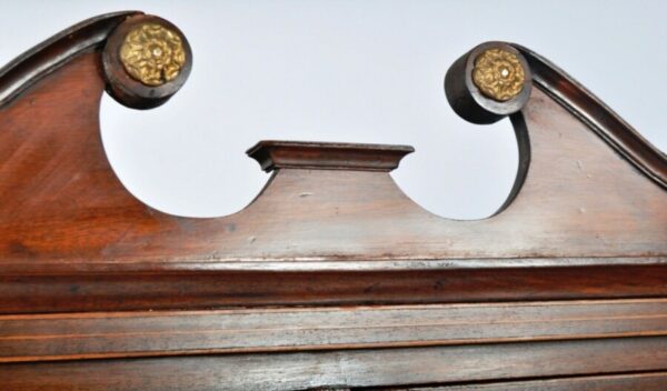 Antique George III Mahogany Astragal Glazed Bookcase Cupboard, c 1820 adjustable Miscellaneous 4