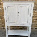 Antique Painted Pine Estate Cupboard, c 1870 cupboard Miscellaneous