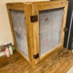 Victorian Antique Pine Mesh Meat Food Safe, circa 1840 Antique Miscellaneous