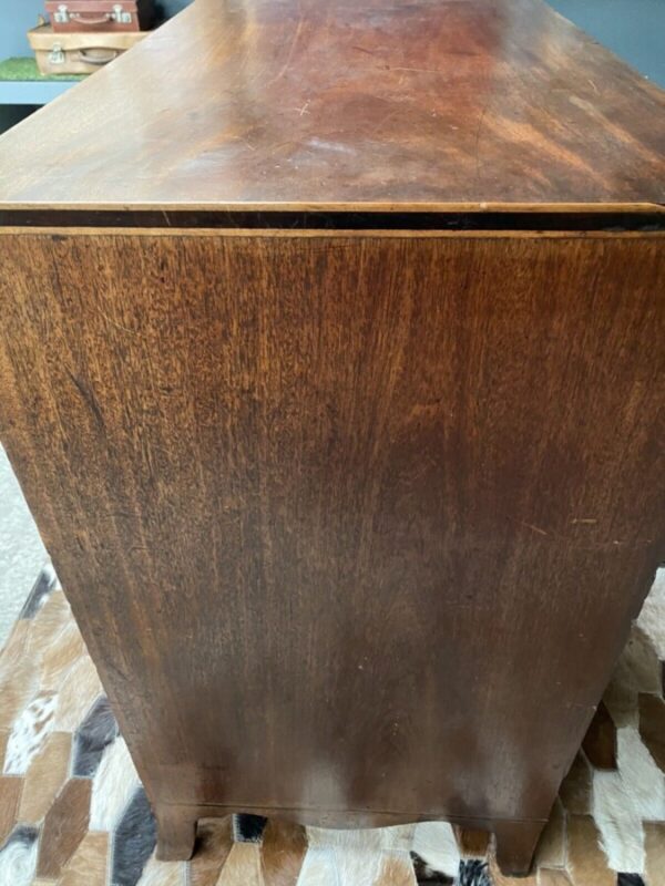 Antique Mahogany Georgian 2 over 3 Chest of Drawers, c 1820 - Image 7
