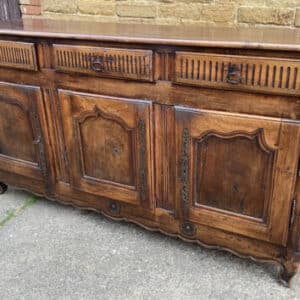 Antique French Chestnut Sideboard Buffet Cupboard, c 1860 Antique Miscellaneous