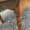 Antique French Sycamore D-End Rounded Refectory Dining Table, c1860. L203 - Image 10