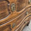 Antique French Chestnut Serpentine Commode Chest of Drawers, c 1740 - Image 5