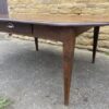 Antique French Oak Oval Refectory Dining Table, c 1870 - Image 2